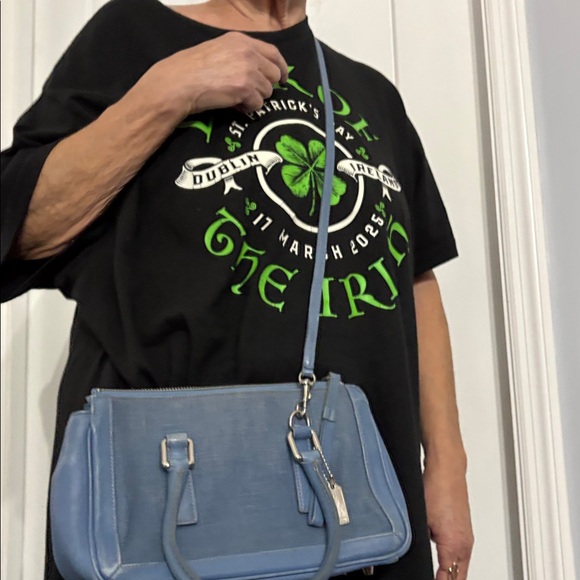 Coach Vintage Denim Blue Bonnie’s Legacy!Satchel or Crossbody. - Picture 8 of 8